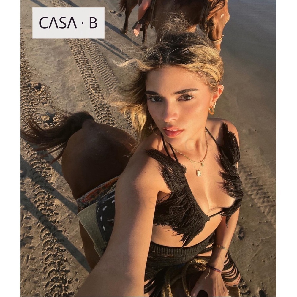 5⭐️CASA B| Tahlia Fringe Boheme Triangle Top + Tahlia Trousers BUNDLE